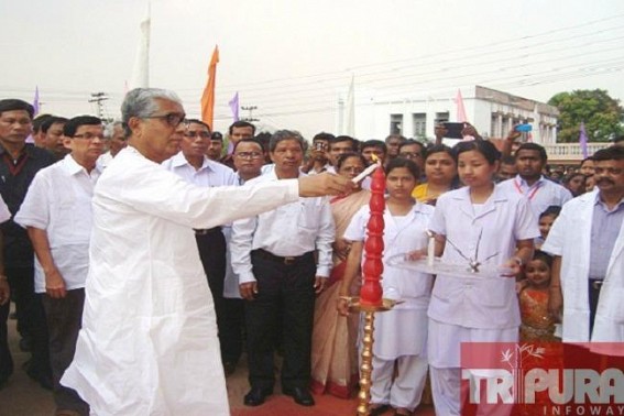 CM and Power Minister on inauguration spree, TSECL workers battles for life